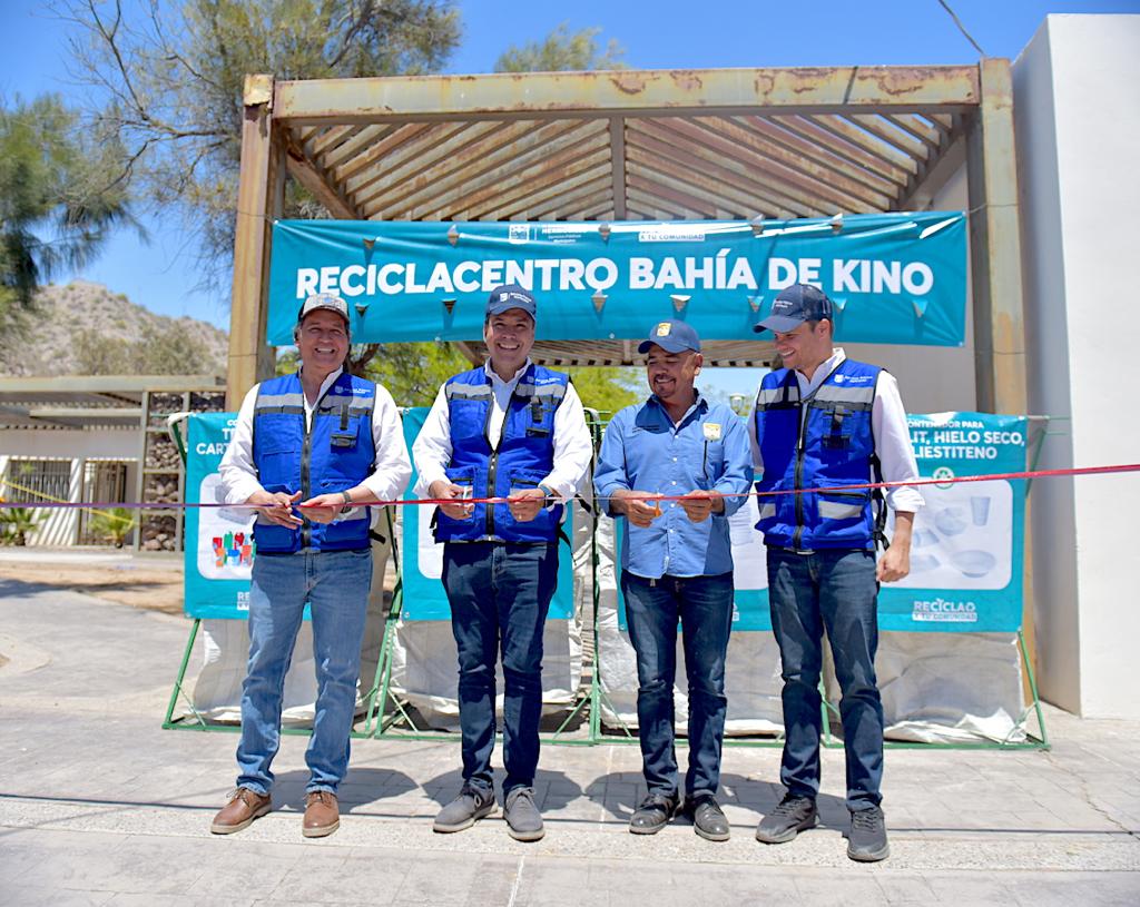 Inauguran reciclacentro en Bahía de Kino