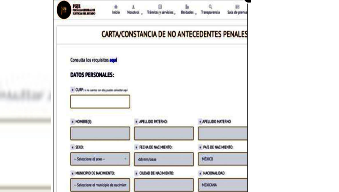 Presenta Fiscalía nuevo sistema de citas en línea para expedir carta de antecedentes no penales