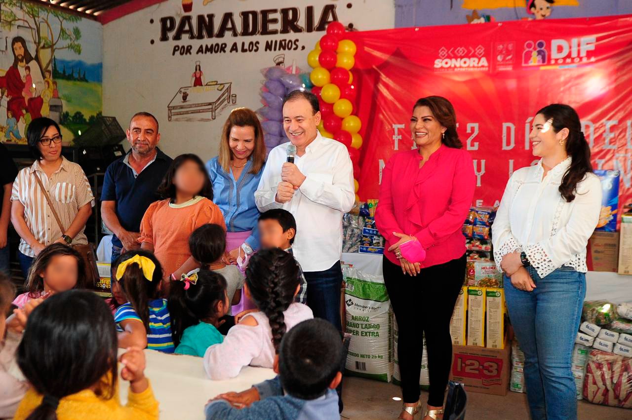 Anuncia gobernador Alfonso Durazo programa de comedores infantiles