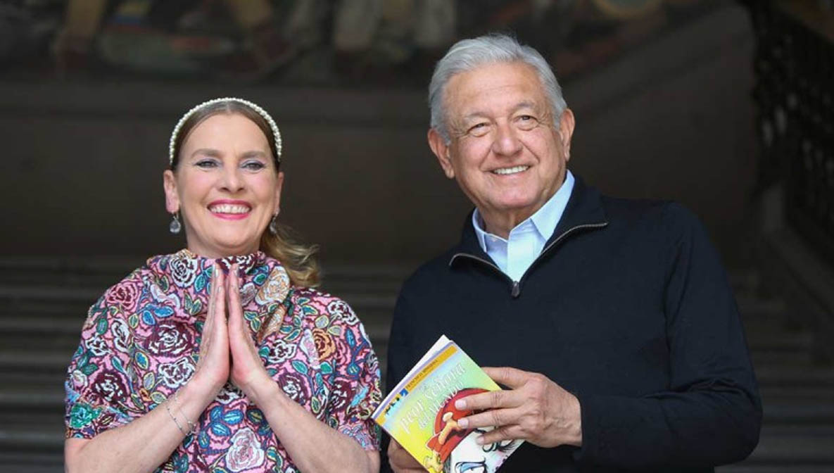 En el Día del Niño, López Obrador y Gutiérrez Müller leen ‘La peor señora del mundo’