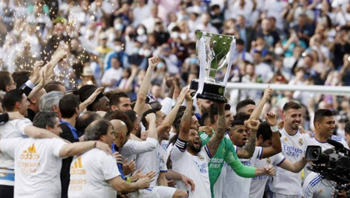 Real Madrid, campeón de LaLiga; golea al Espanyol