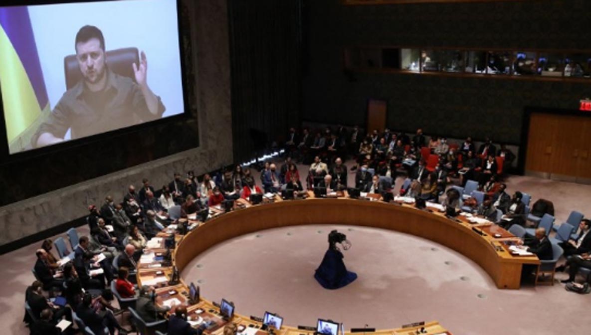 Zelenski exige a ONU responder a «crímenes» de Rusia y excluirla del Consejo de Seguridad