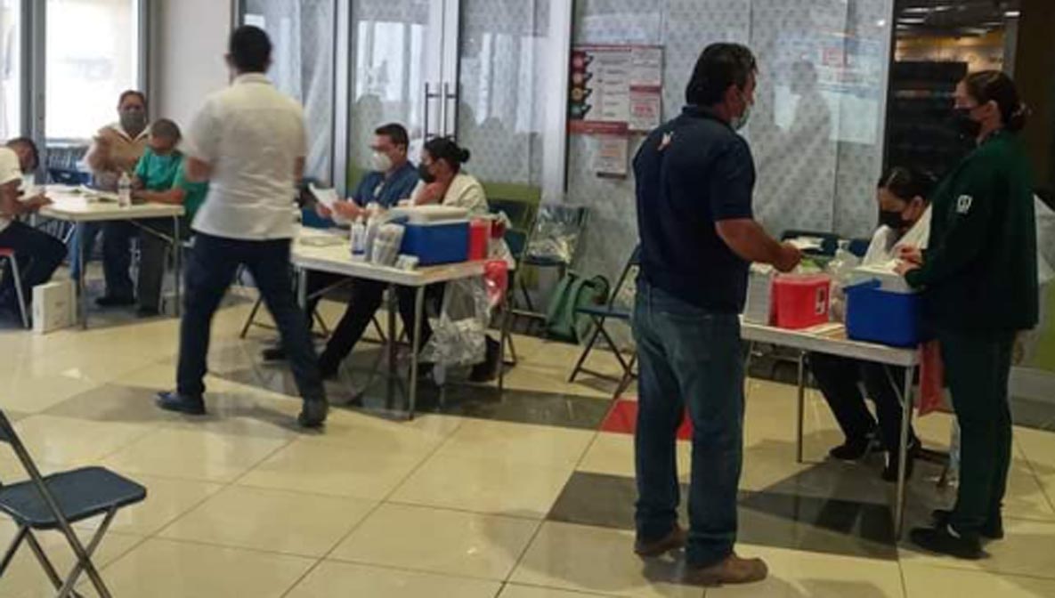 ESTARÁN APLICANDO VACUNAS ANTICOVID EN LA PLAZA SENDERO DE CIUDAD OBREGÓN.