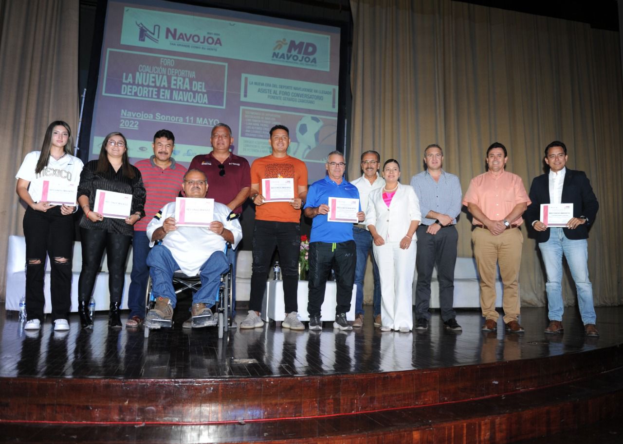Organizan coalición deportiva para impulsar la nueva era del deporte en Navojoa.