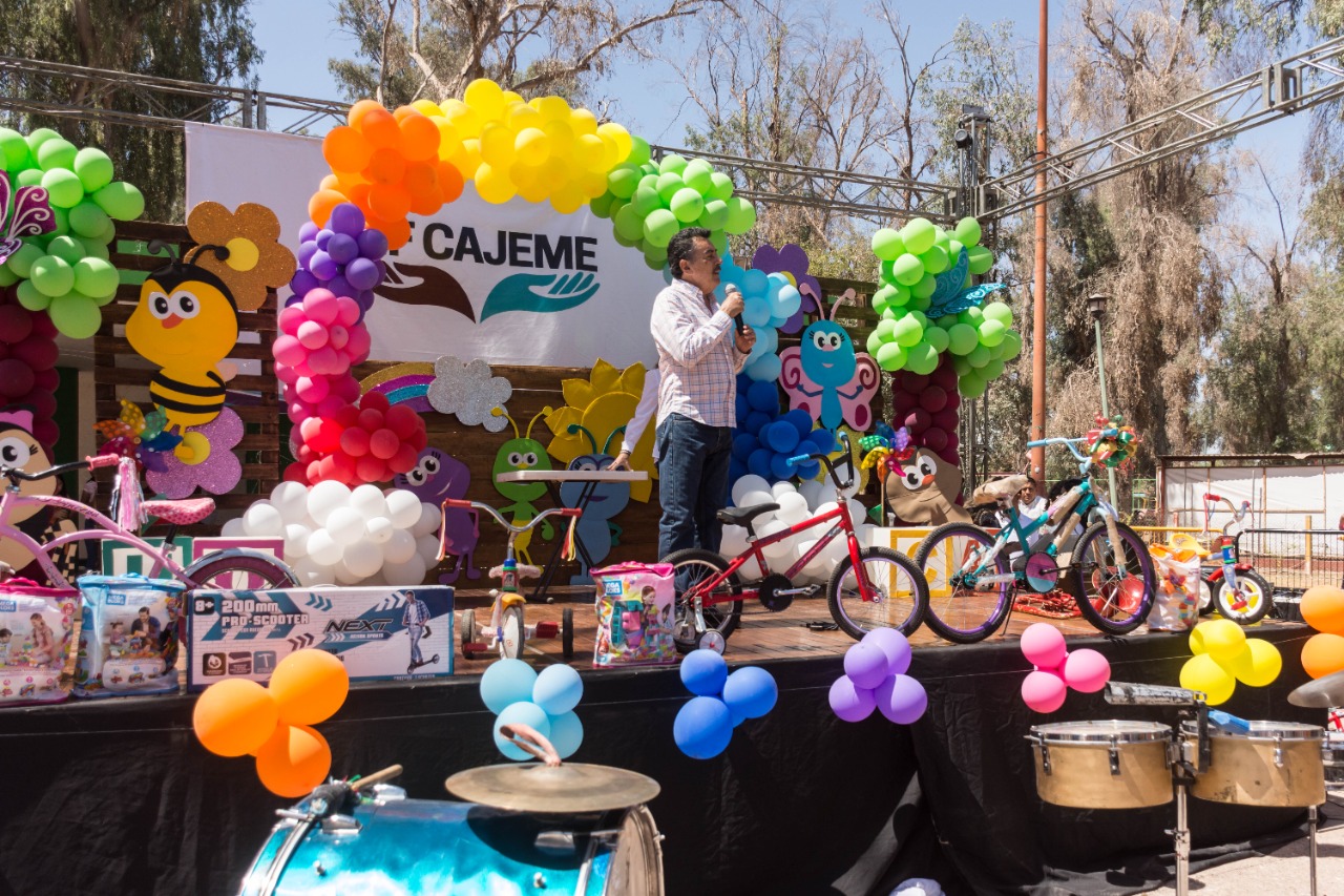 DIF CAJEME FESTEJA EN GRANDE EL DÍA DE LA NIÑA Y EL NIÑO EN PARQUE INFANTIL OSTIMURI