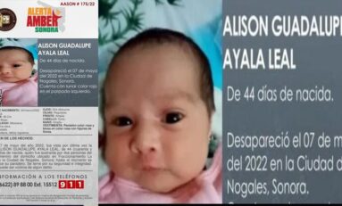 Activan Alerta Amber para encontrar a la bebé Alison Guadalupe Ayala