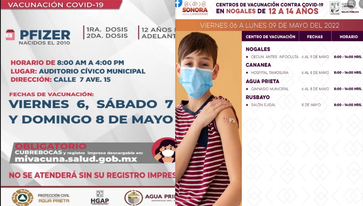 ATENCIÓN PADRES DE FAMILIA, INICIA VACUNACIÓN 12-14 AÑOS