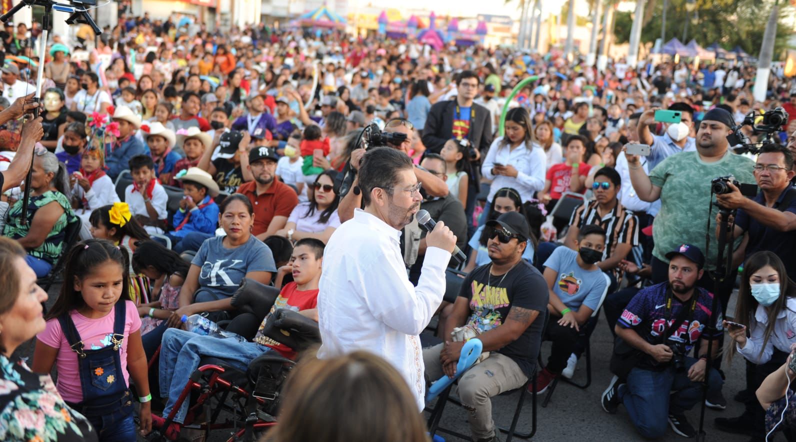 Disfrutan más de 8 mil personas Festival del Día del Niño, organizado por H. Ayuntamiento y DIF Municipal.