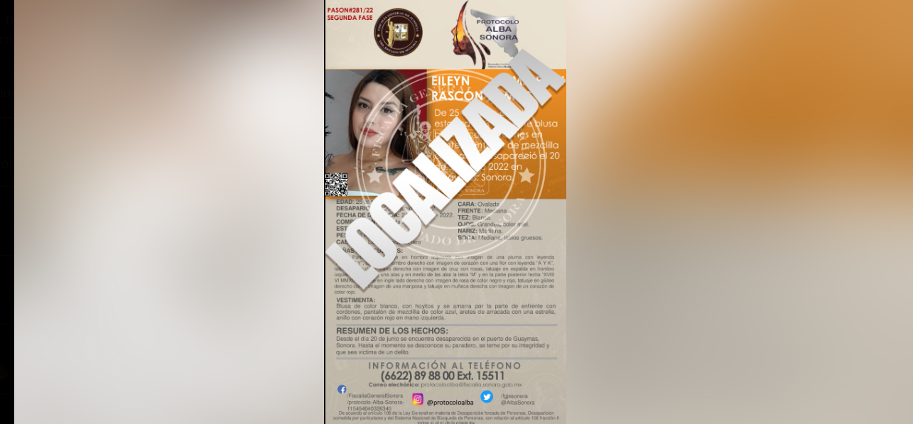 ENCUENTRAN SIN VIDA A EILEYN AMAIRANI REPORTADA COMO DESAPARECIDA, FAMILIARES LA IDENTIFICAN