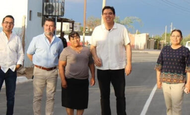Dos obras más de pavimentación son entregadas por el alcalde Abraham “El Cubano” Mier a los caborquenses