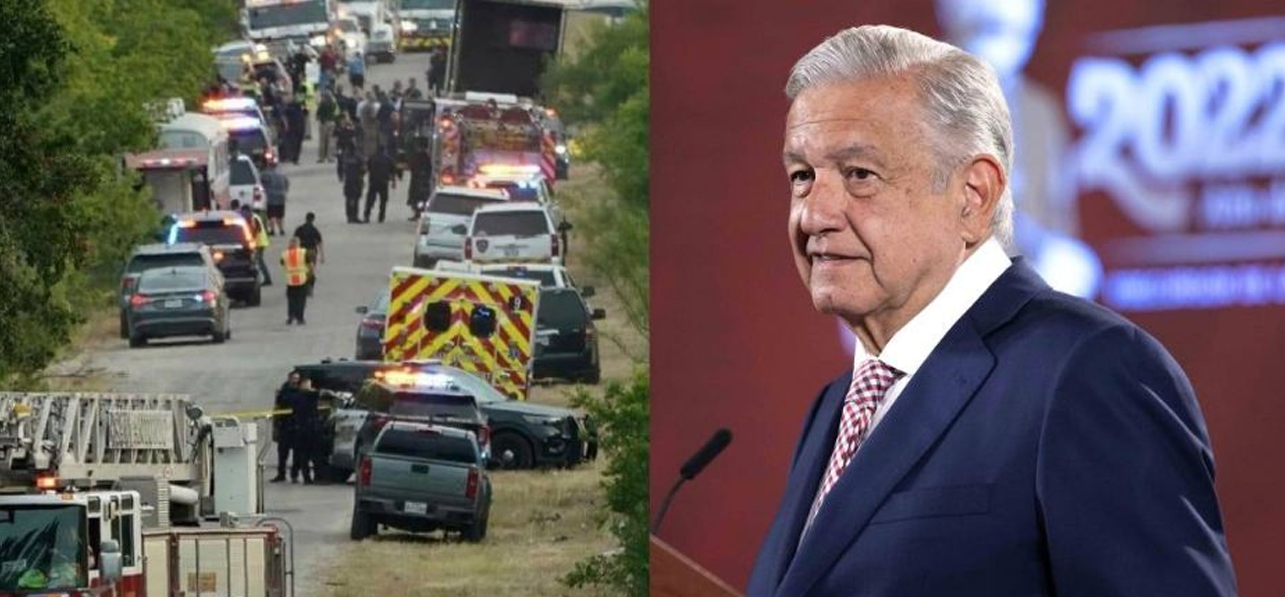 “Una verdadera desgracia”: AMLO lamenta la muerte de los migrantes que fallecieron asfixiados en un tráiler en Texas