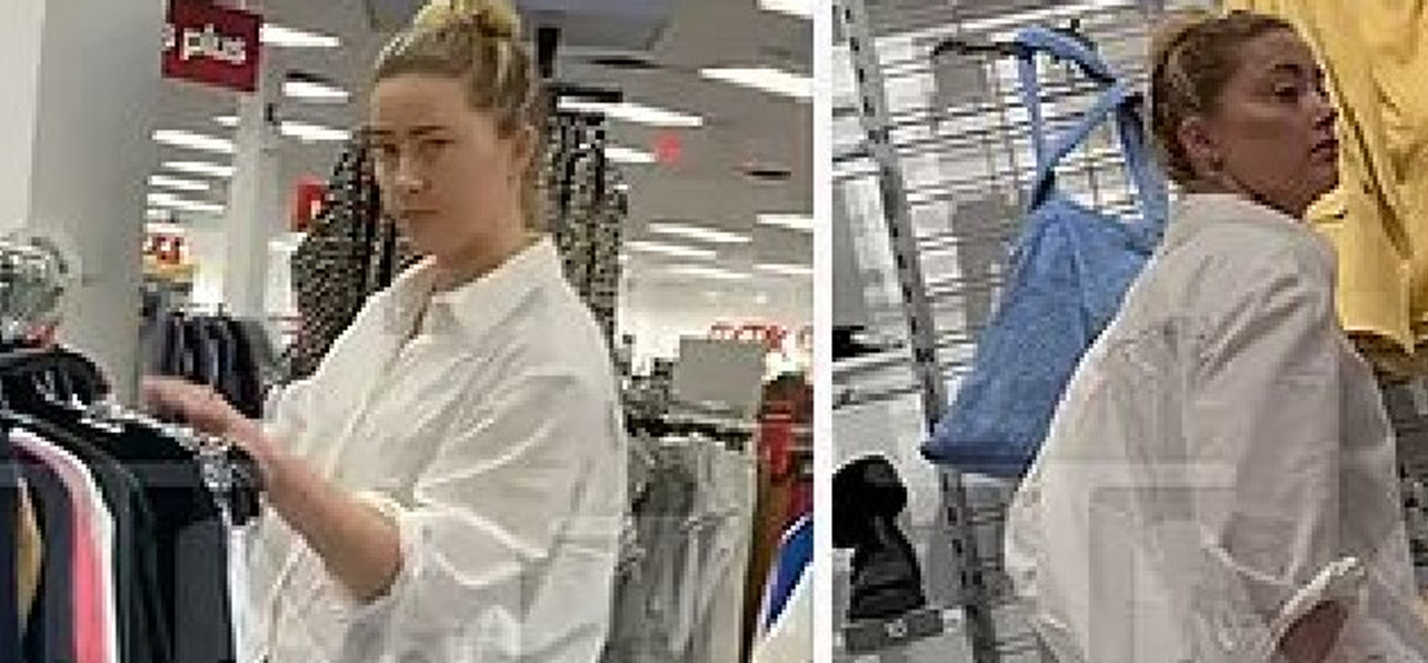 ¡De a cinco la pieza! Captan a Amber Heard en tienda de ropa barata