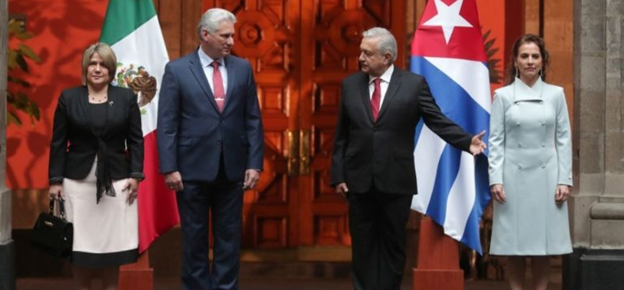 «Aquí estamos, hermano López Obrador, para lo que necesite”: presidente de Cuba reitera su apoyo a México