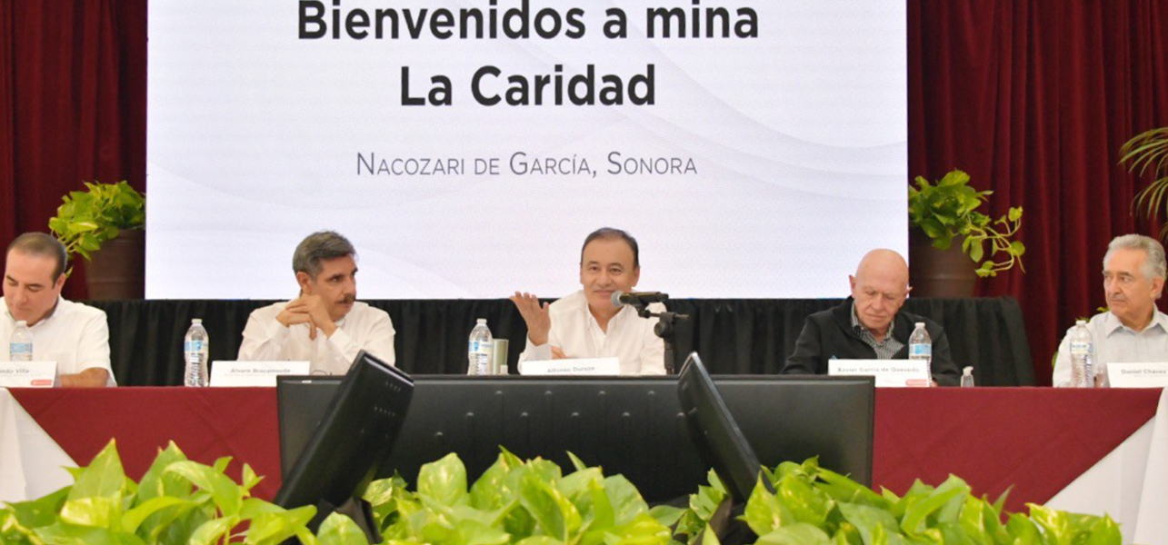 Anuncia gobernador inversión de 38 mil millones de pesos de Grupo México en Sonora