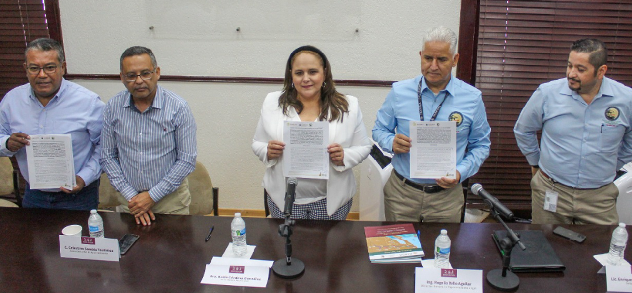Firman Ayuntamiento de Guaymas y ASIPONA convenio de colaboración para el fortalecimiento a la vinculación Puerto-Ciudad