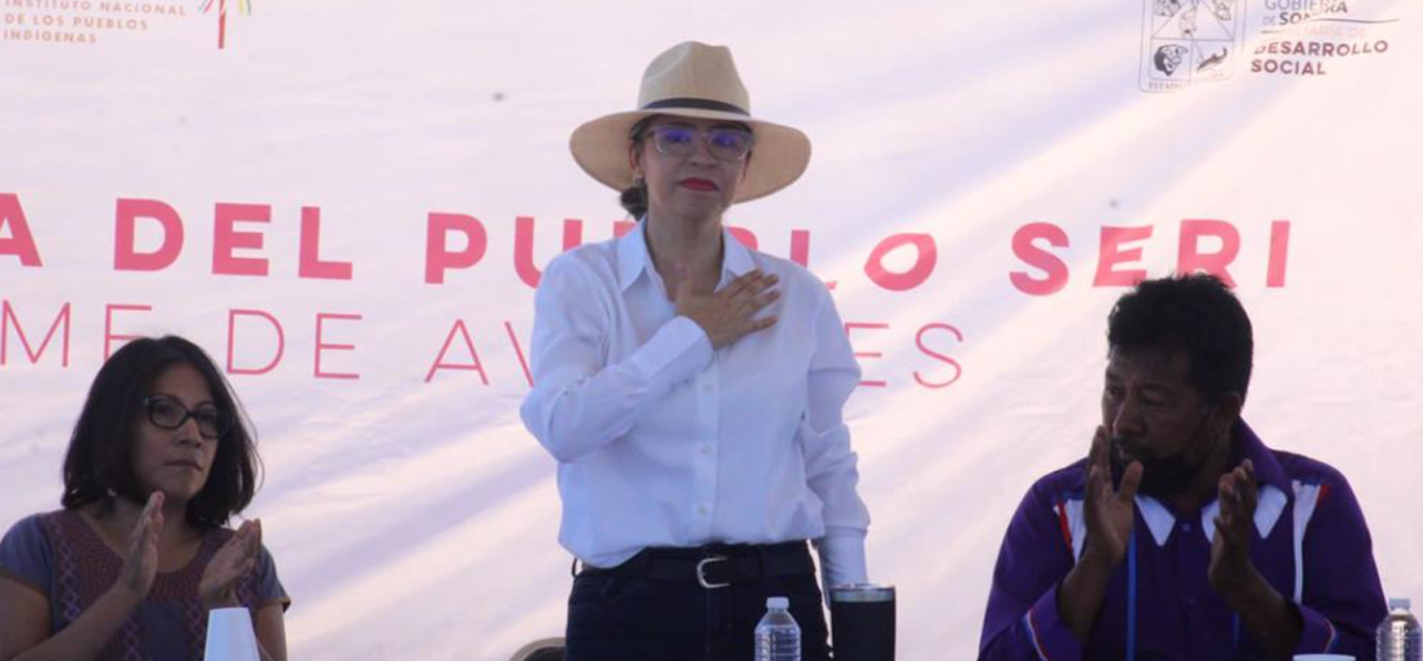Avanzamos en el Plan de Justicia del Pueblo Seri: Wendy Briceño