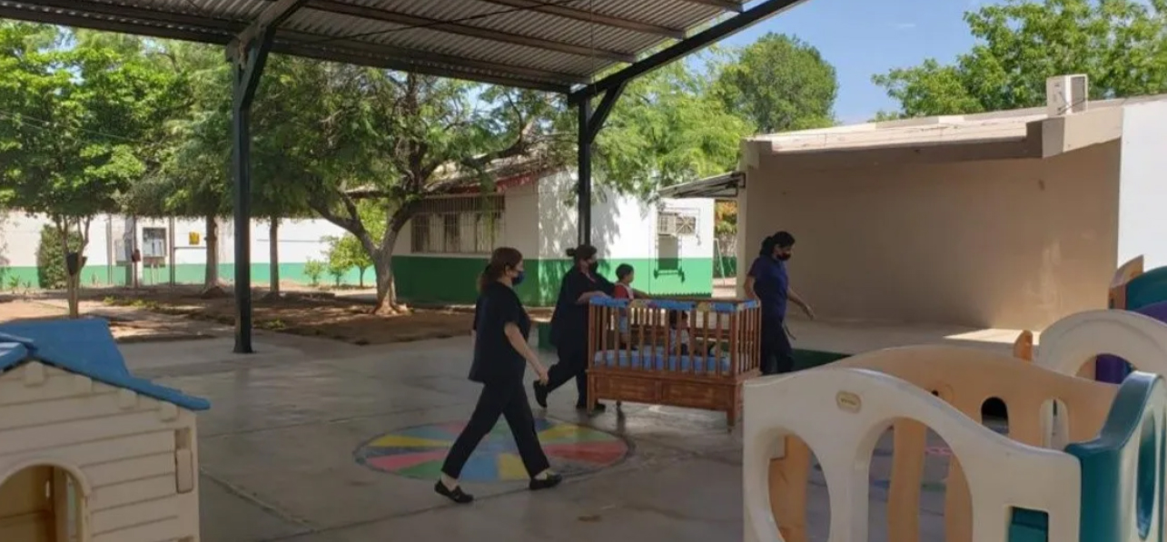 Realizan simulacro en guardería de Cajeme