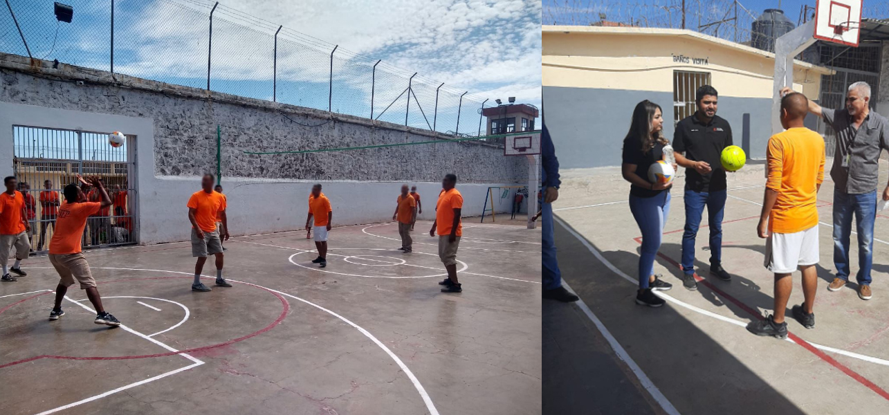 LLEVA GOBIERNO MUNICIPAL CONVIVENCIA Y DEPORTE A INTERNOS DEL CERESO