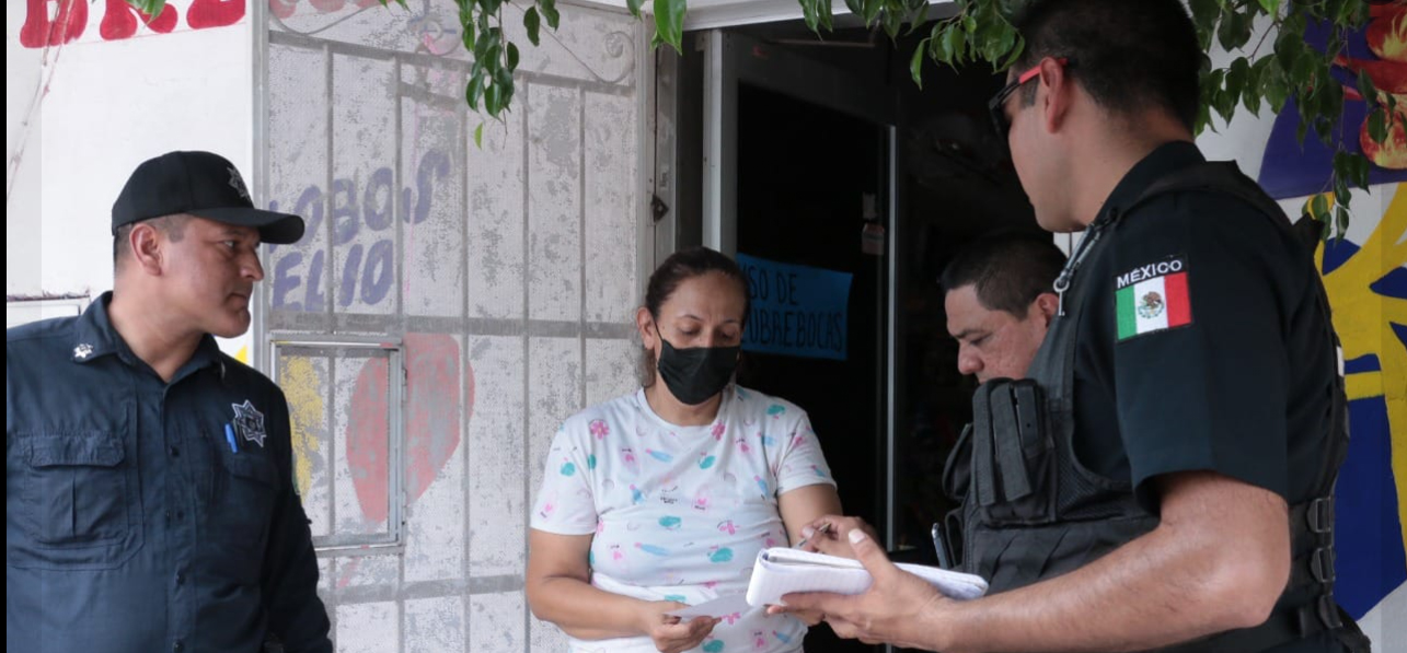 REALIZA POLICÍA MUNICIPAL OPERATIVO DE PROXIMIDAD ESCOLAR