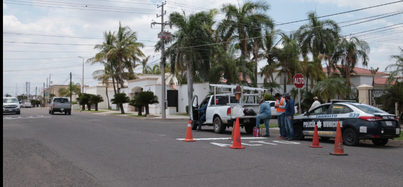 TRABAJA SSPM EN MEJORAMIENTO DE CIRCULACIÓN VIAL