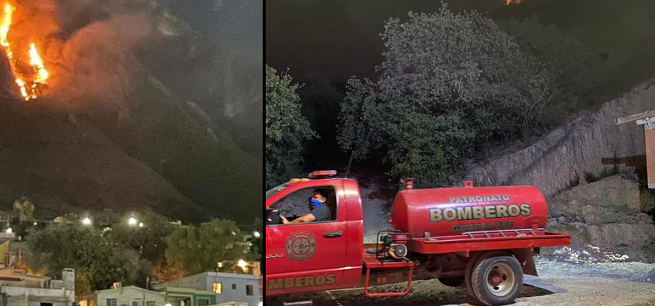 Arde el Cerro de la Silla: las impactantes imágenes del incendio en Nuevo León
