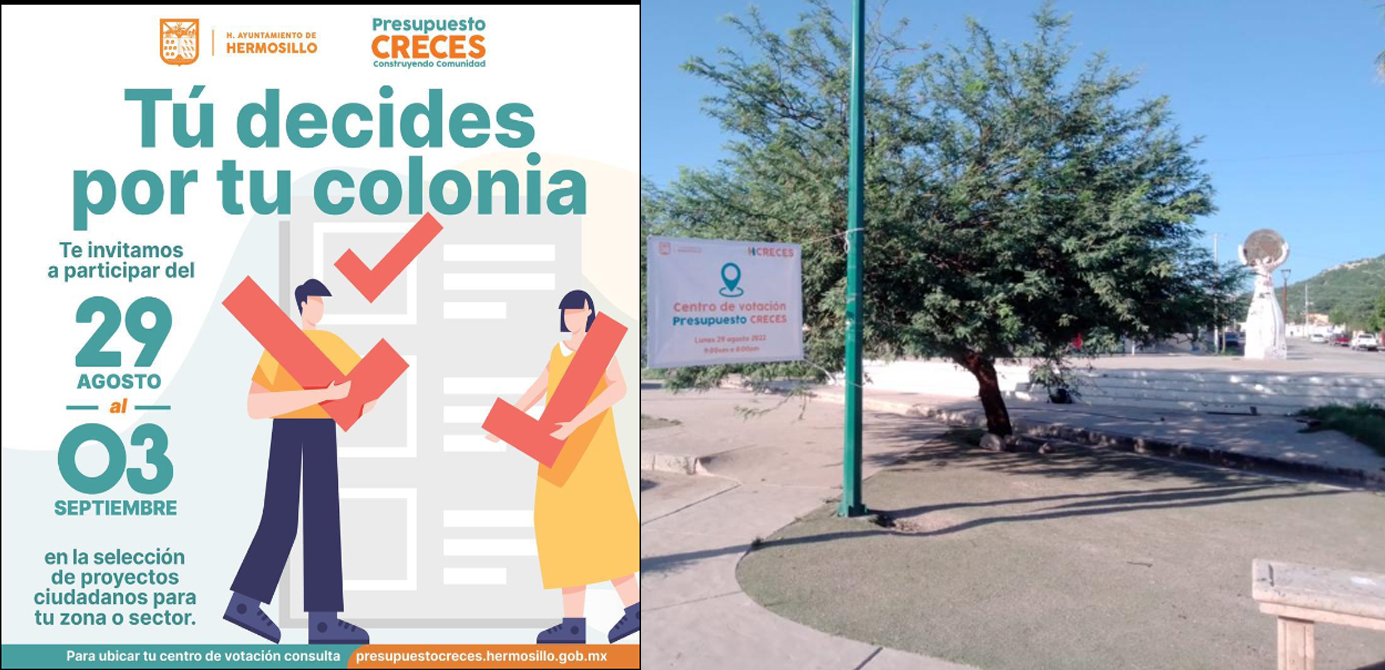 Inician este lunes las votaciones para elegir proyectos de obras que se financiarán con el Presupuesto CRECES