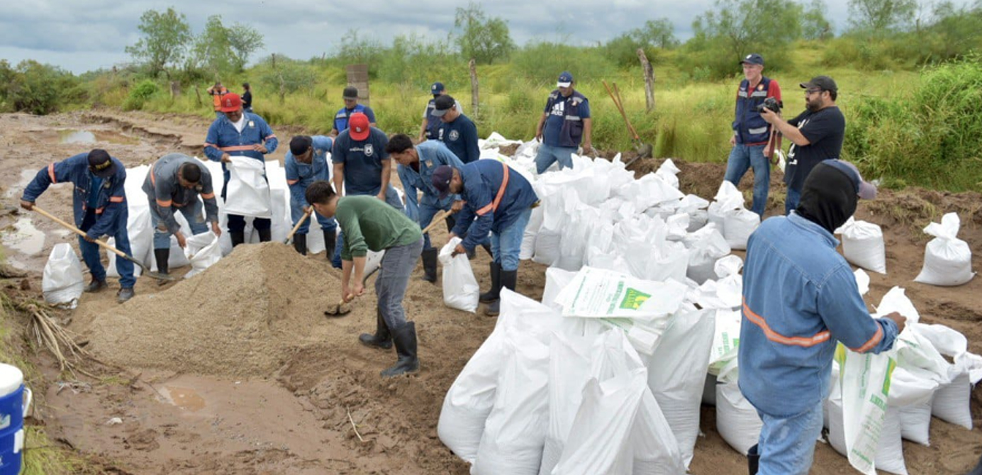 Establece gobierno de Hermosillo acciones preventivas por lluvias en ejido El Tazajal
