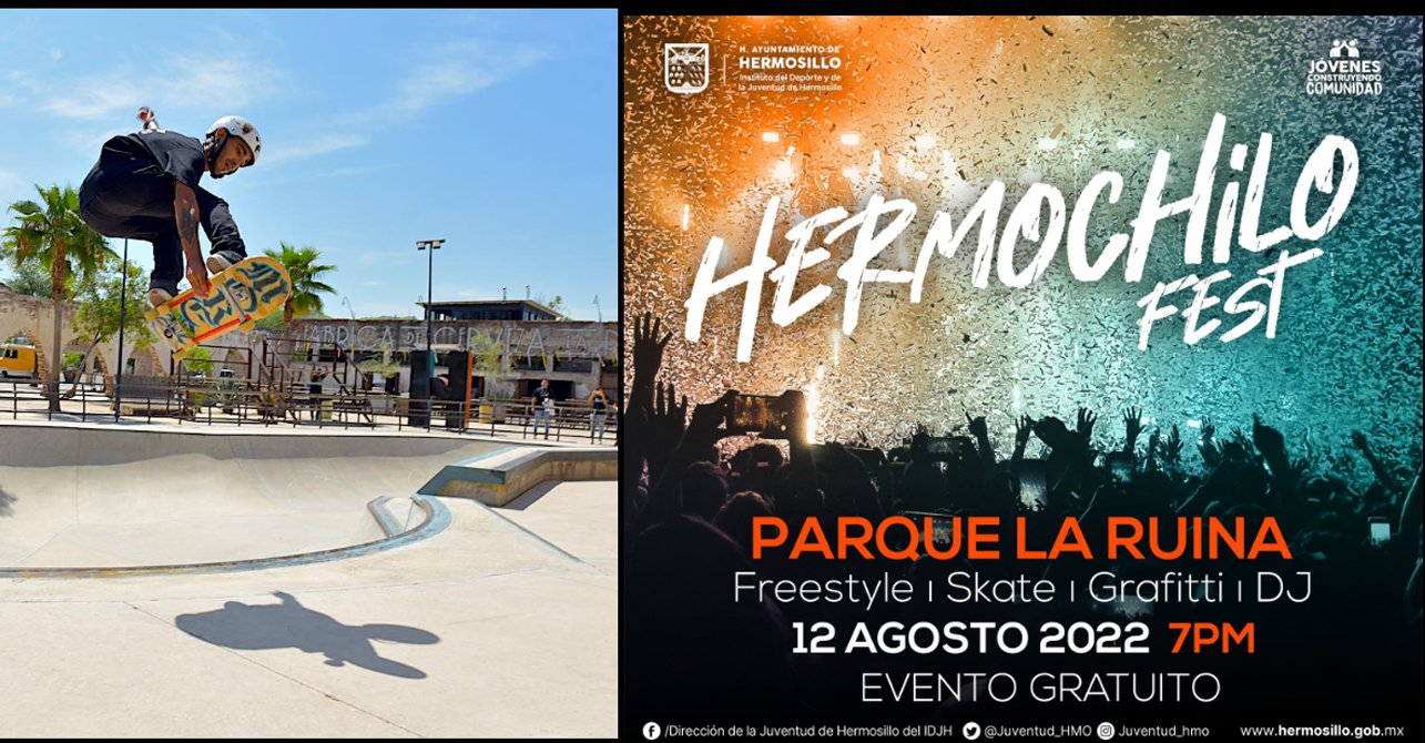 Será este viernes el Hermochilo Fest en el Parque La Ruina
