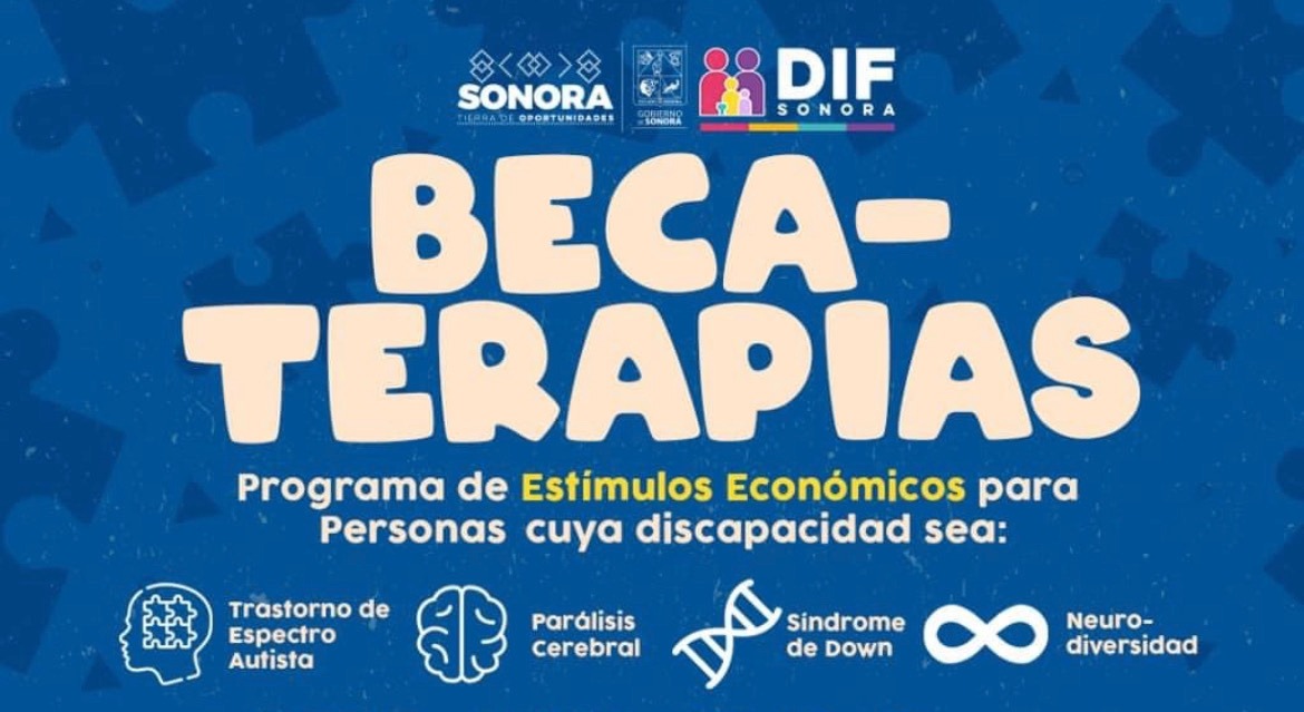 Seguirá abierta la convocatoria de Beca-Terapias hasta el 29 de agosto: DIF Sonora