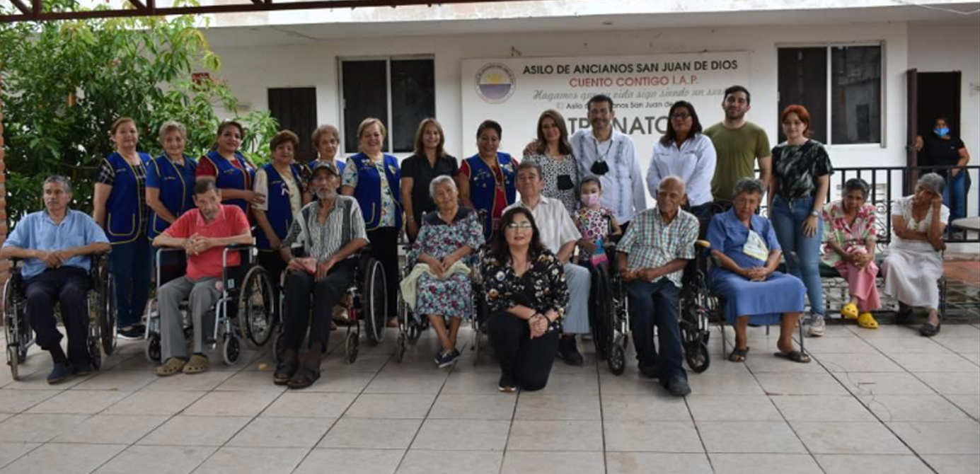 FESTEJAN A LOS ANCIANITOS DEL ASILO POR “DÍA DEL ABUELO”