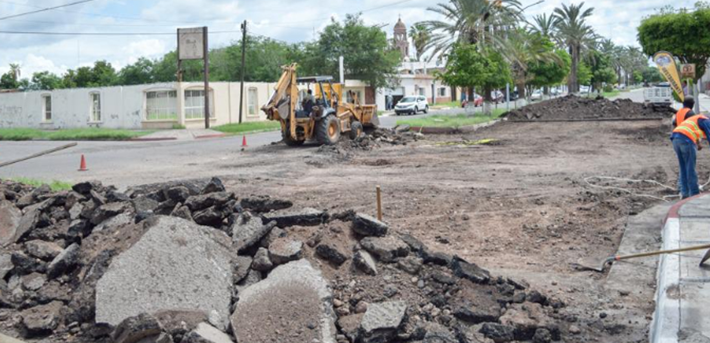 INICIA PROGRAMA EMERGENTE VIAL DE CRUCEROS DE CONCRETO EN NAVOJOA