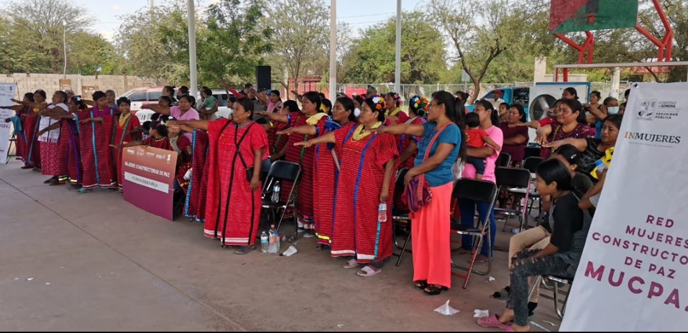 Participan junto a Seguridad Pública mujeres en procesos de paz en Sonora