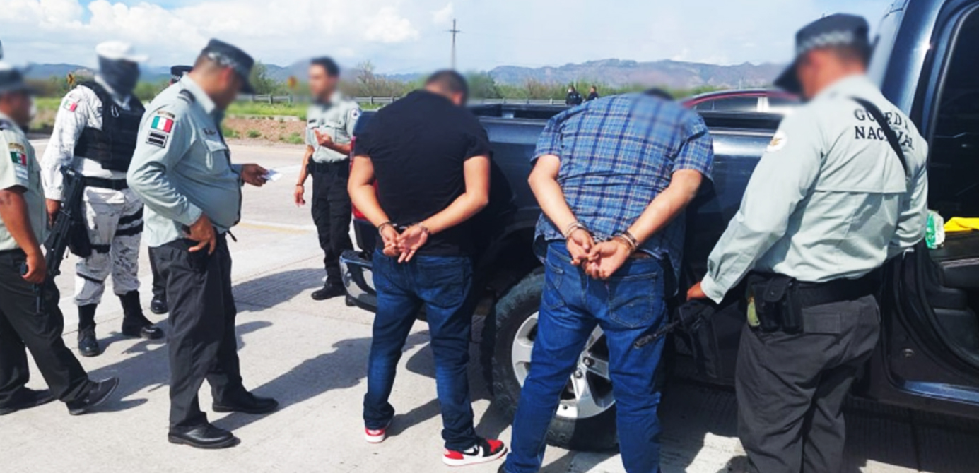 Aseguran autoridades a líder criminal en Guaymas