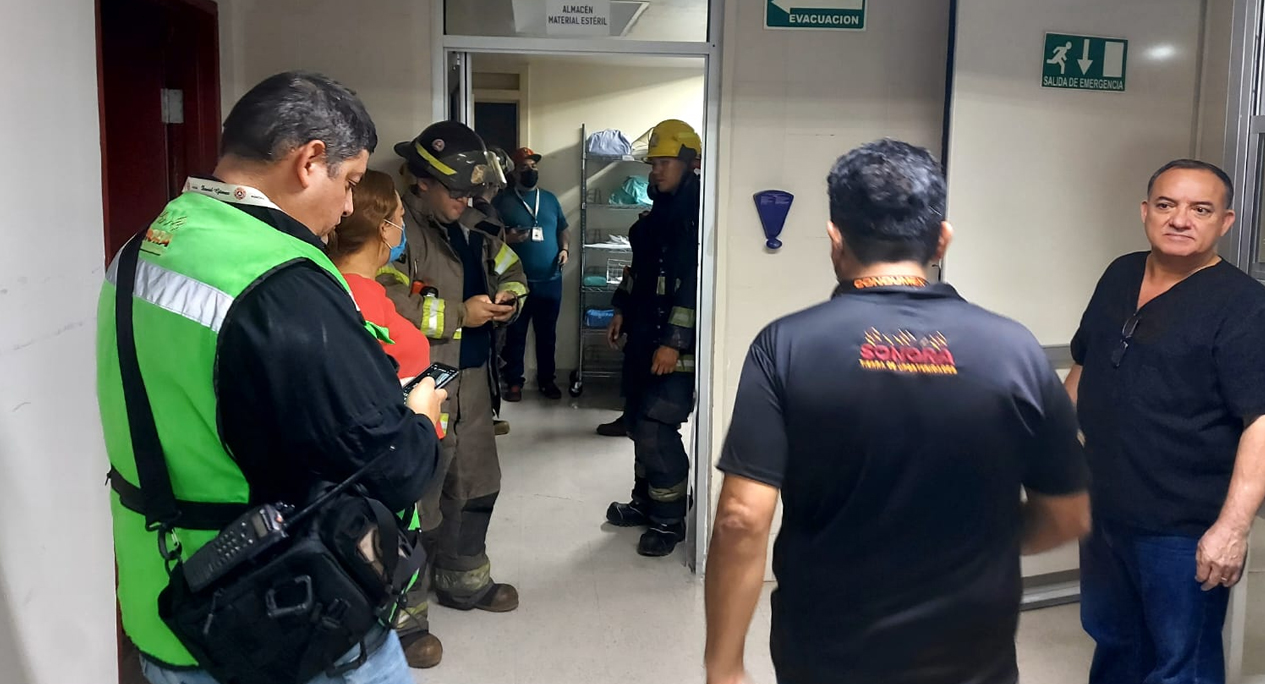 ATIENDE PROTECCIÓN CIVIL SONORA REPORTE DE HUMO EN EL HIES