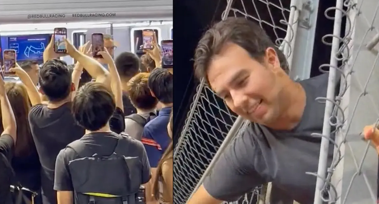 F1: Checo Pérez desata la locura en Singapur | Video