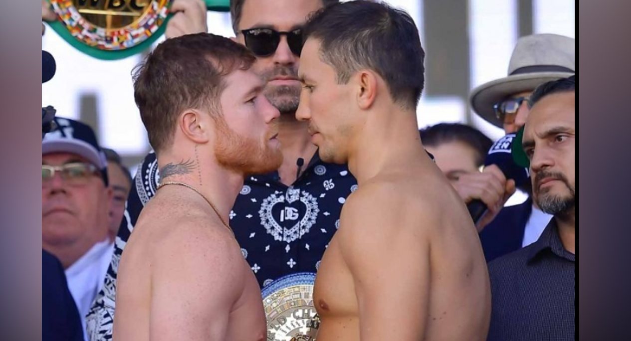 ‘Canelo’ y Golovkin se declaran listos para la batalla; ambos dieron el peso
