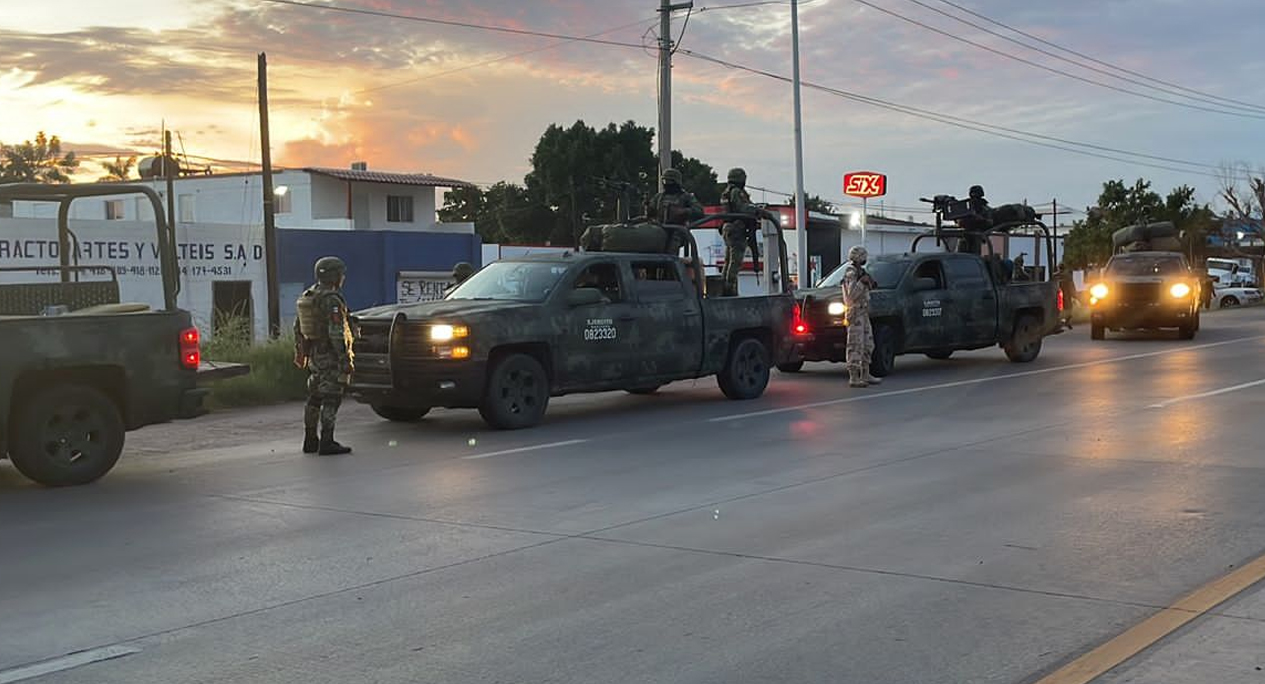 Llegan a Cajeme 300 elementos del Ejército Mexicano a reforzar labores de seguridad