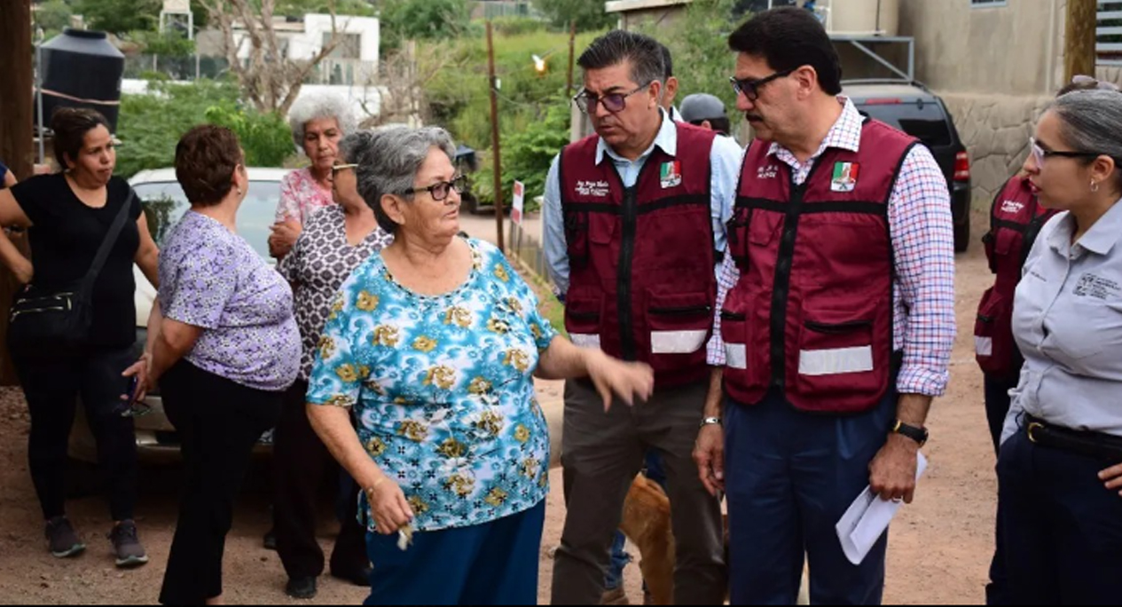 Supervisa alcalde Juan Gim Nogales recorrido por obras de drenaje y agua potable