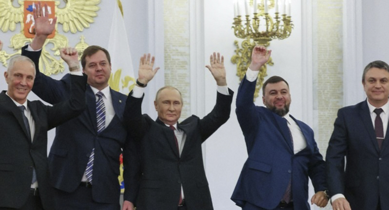 Putin proclama anexión de territorio ucraniano; dice que Rusia tiene «cuatro nuevas regiones»