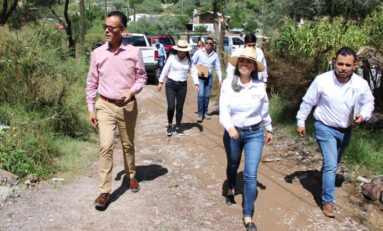 Realiza secretaria Wendy Briceño gira por Agua Prieta y Nacozari