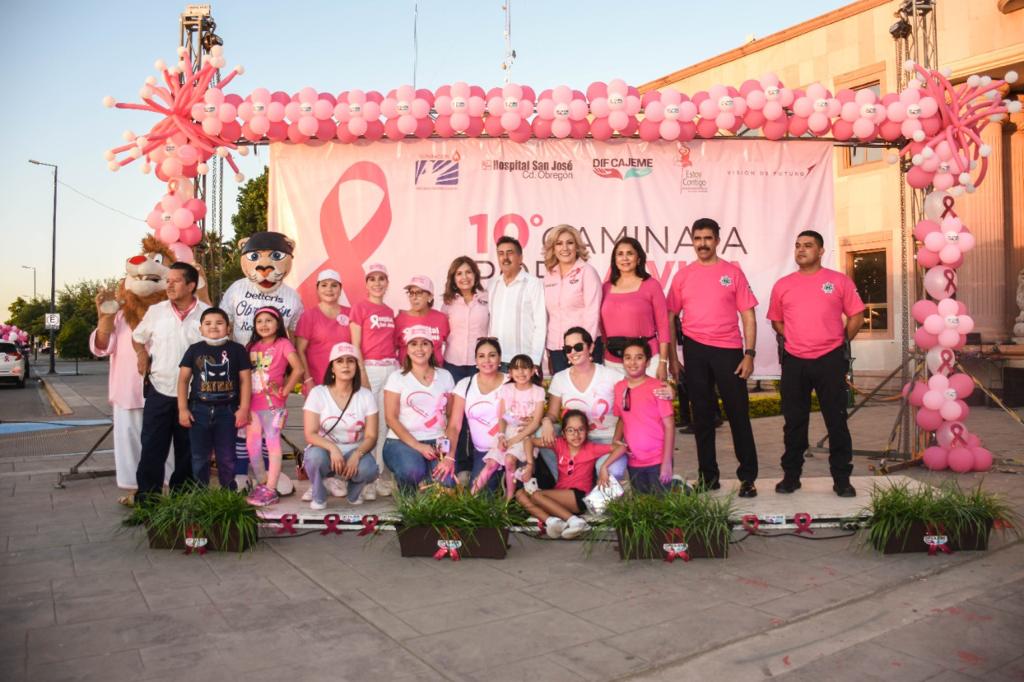 CAJEME CONMEMORA EL DÍA INTERNACIONAL DE LA LUCHA CONTRA EL CÁNCER DE MAMA CON LA 10° CARAVANA POR LA VIDA
