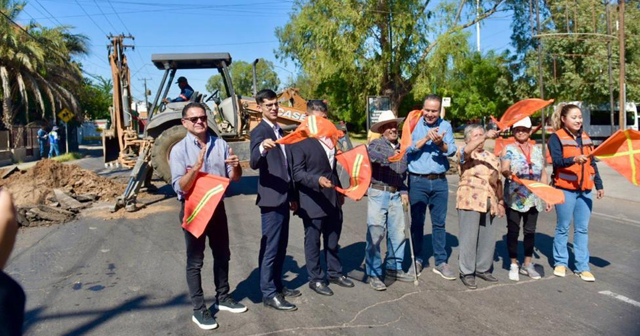 Inicia Toño Astiazarán rehabilitación de calle Reforma