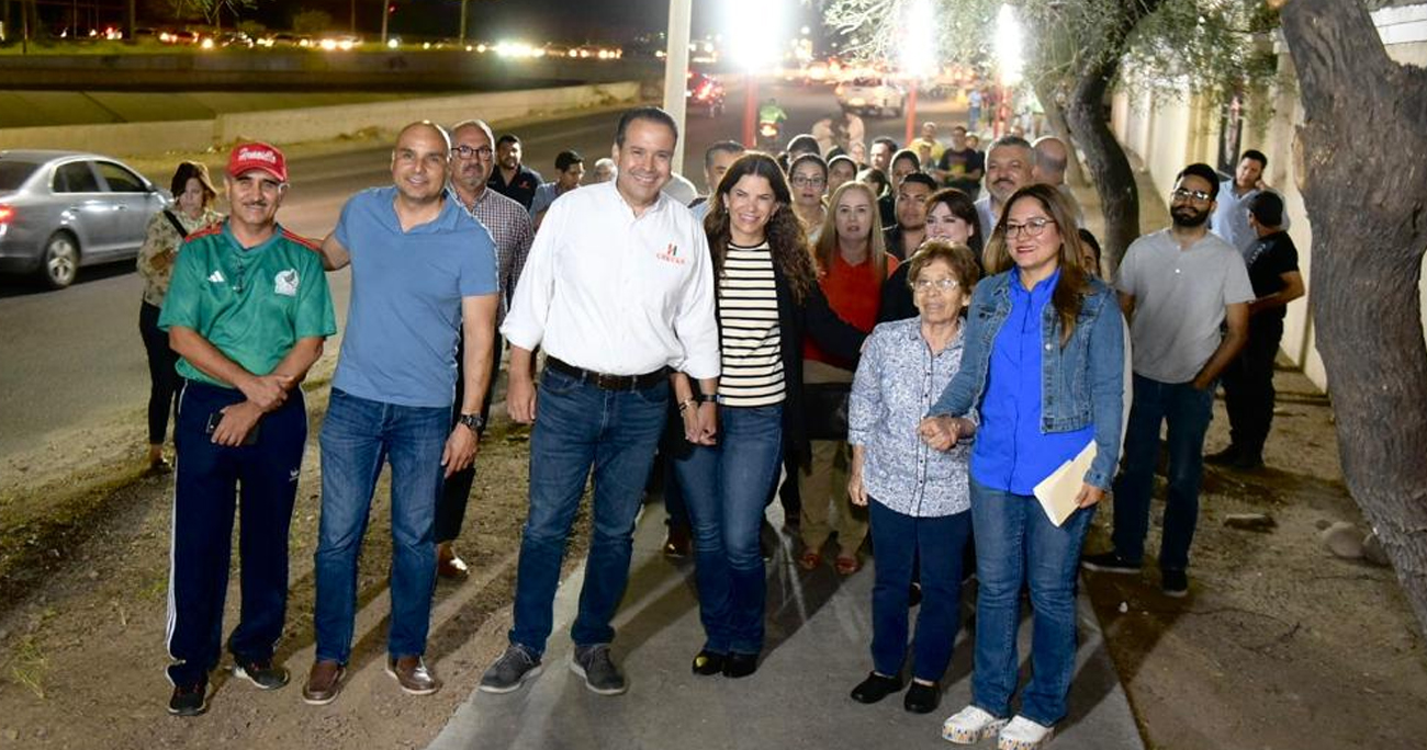 Inaugura Toño Astiazarán segundo punto del programa Camina Segura