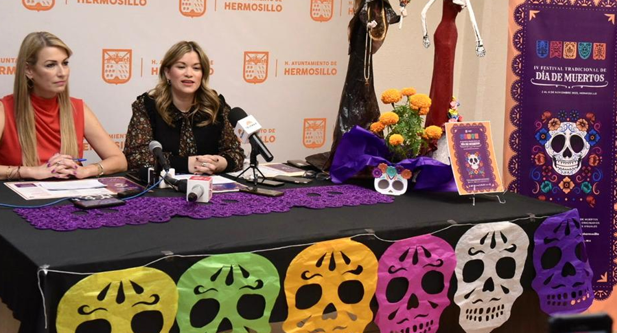 Invita Ayuntamiento a Festival Tradicional de Día de Muertos en Hermosillo