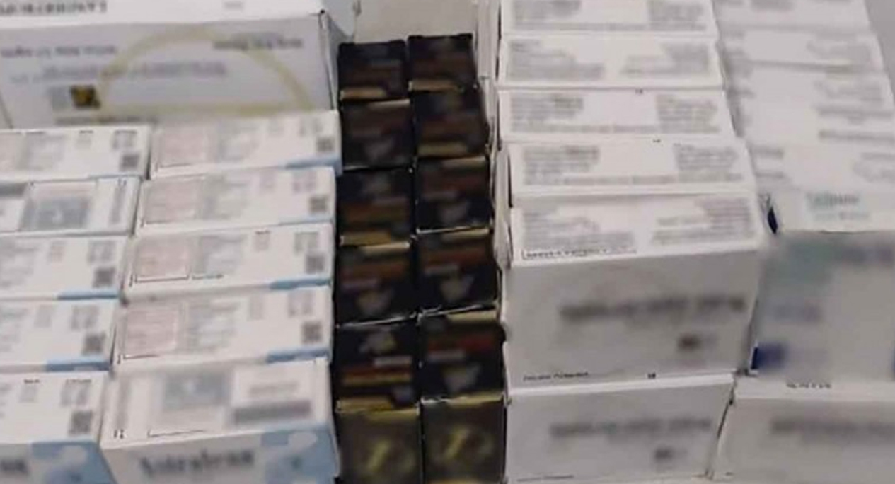 Guardia Nacional detecta medicamento ilegal en Querétaro