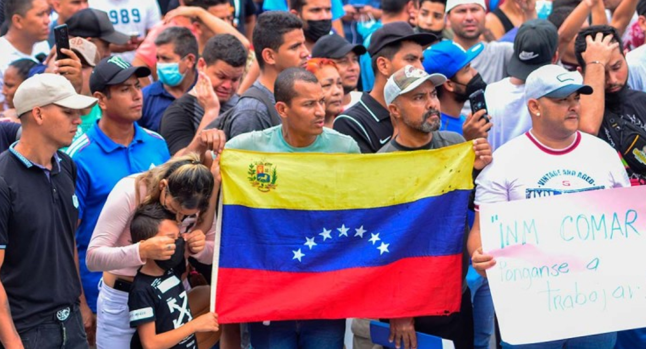 Urge México a migrantes venezolanos a no formar nuevas caravanas