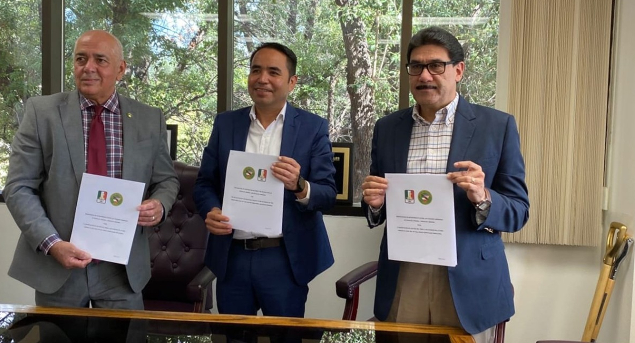 Ciudades hermanas de Nogales firman memorando de entendimiento para la reubicación de las vías del tren