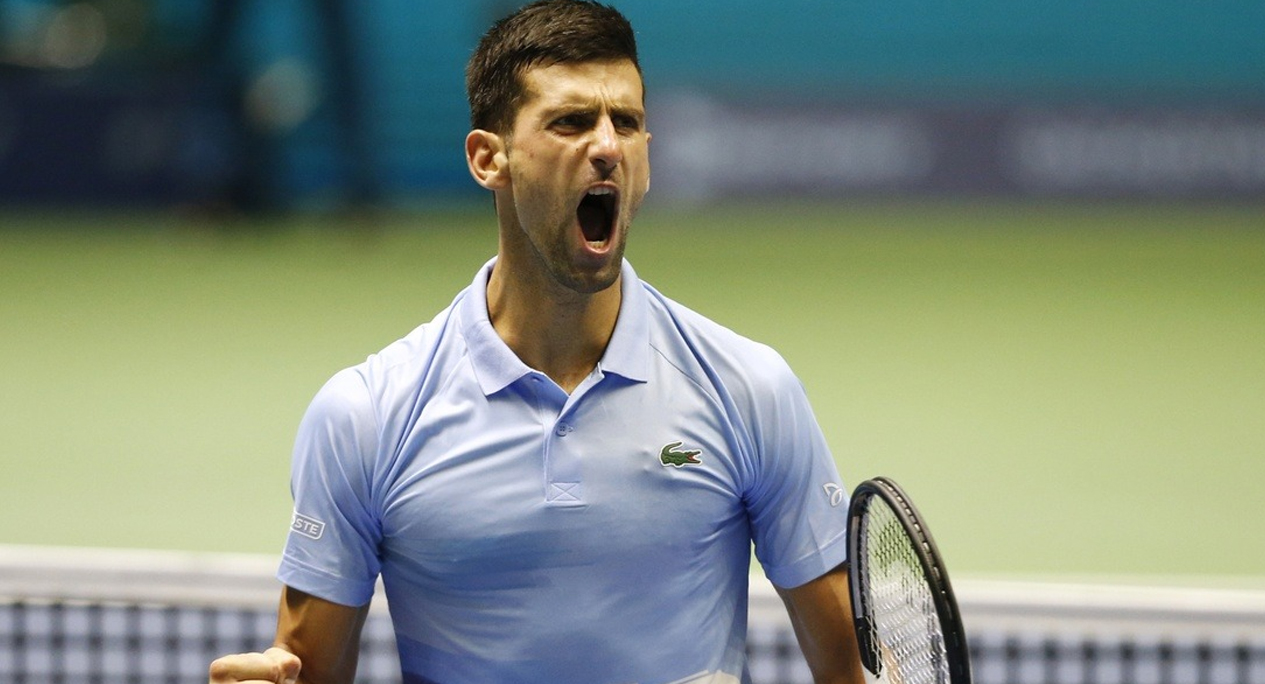 Novak Djokovic avanza a la final del Abierto de Astana