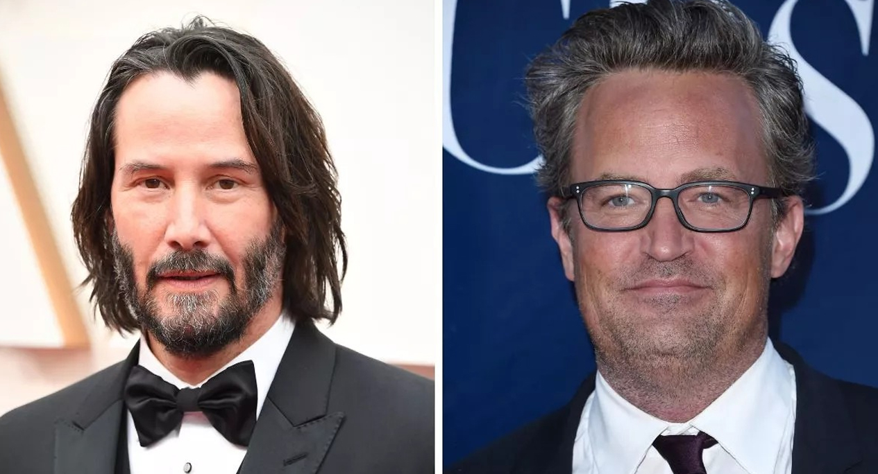 ¿Matthew Perry le declara abiertamente la guerra a Keanu Reeves?