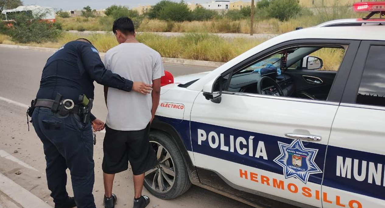 Arresta Policía de Hermosillo a 857 personas